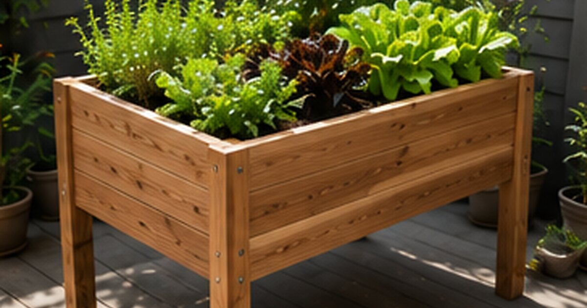 Best Elevated Raised Garden Beds for Seniors & Small Spaces
