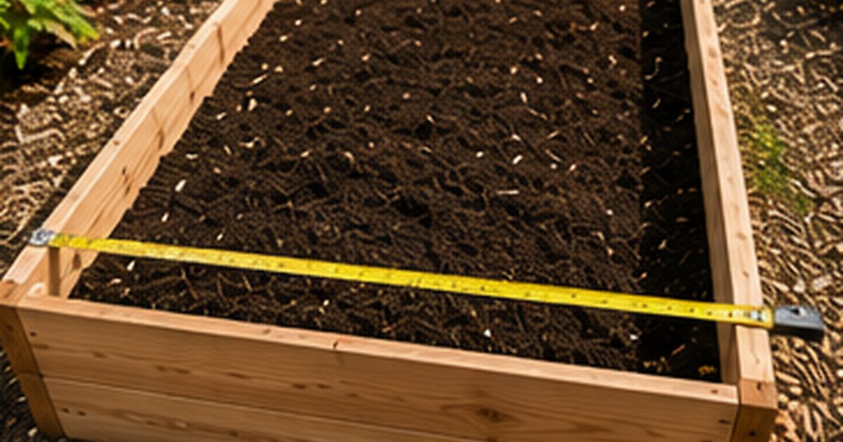 Raised Bed Plant Spacing Chart (Square Foot Gardening)